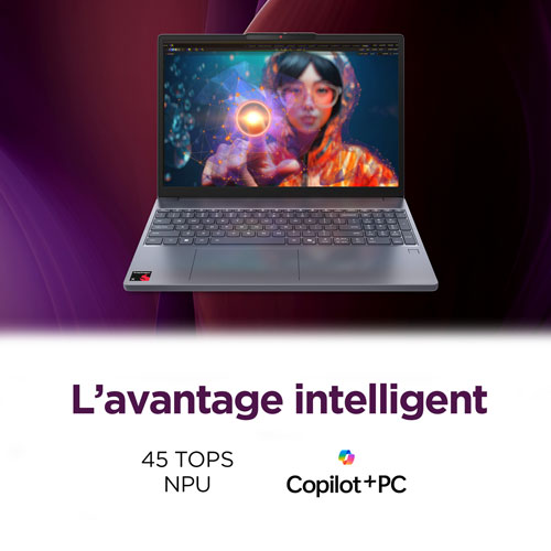 Lenovo IdeaPad Slim 3x 15.3" Copilot+ PC Laptop - Luna Grey