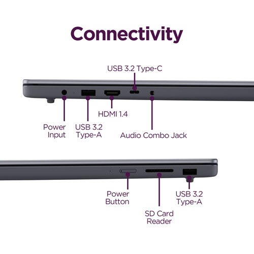Lenovo IdeaPad Slim 3x 15.3" Copilot+ PC Laptop - Luna Grey