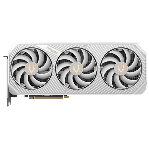 ZOTAC Gaming GeForce RTX 5080 Solid Core OC White Edition 16GB GDDR7 Video Card
