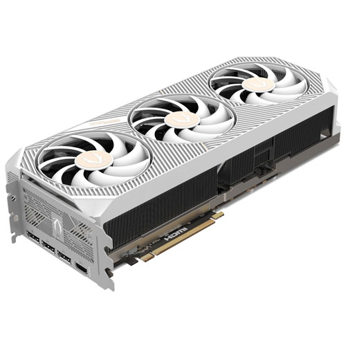 ZOTAC Gaming GeForce RTX 5080 Solid Core OC White Edition 16GB GDDR7 Video Card