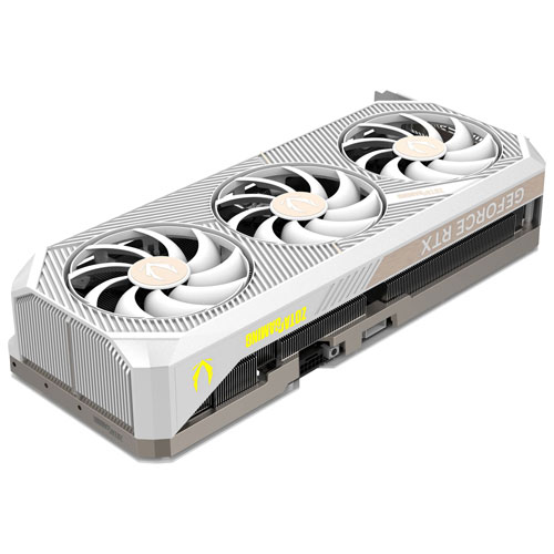ZOTAC Gaming GeForce RTX 5080 Solid Core OC White Edition 16GB GDDR7 Video Card