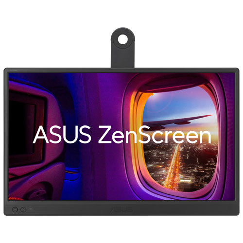 Moniteur portatif DEL USB IPS HD intégrale 60 Hz 5 ms GÀG 15,6 po ZenScreen d'ASUS (MB169CK)