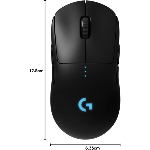 Logitech – Souris de jeu sans fil G Pro avec performance de qualité eSports, noir