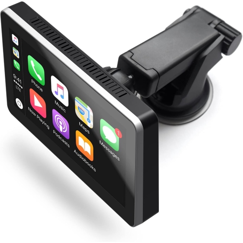 Image 1 de 6.. Automobile et conducteur INTELLIDASH+ avec Apple CarPlay et Android Auto, lecteur multimédia IPS tactile 7&nbsp;po avec Bluetooth