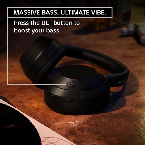 Sony ULT WEAR Over-Ear Noise Cancelling Bluetooth Headphones - Black by SONY - Open Box condition - Image 4