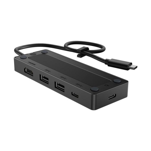 HP USB-C Travel G3 Hub Adapter - Black -