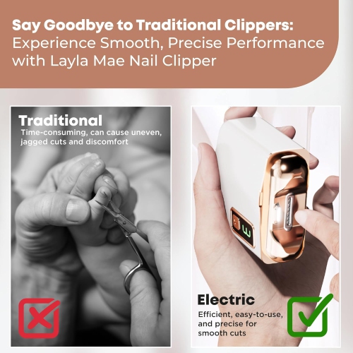 Coupe-ongles électrique automatique, coupe-ongles à batterie rechargeable pour aînés, coupe-ongles automatique à 3 niveaux de vitesse avec éclairage