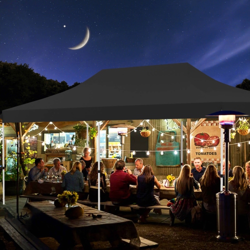 Costway 10 x 20FT Pop up Canopy Outdoor Canopy Tent with 6 Sidewalls Carrying Bag