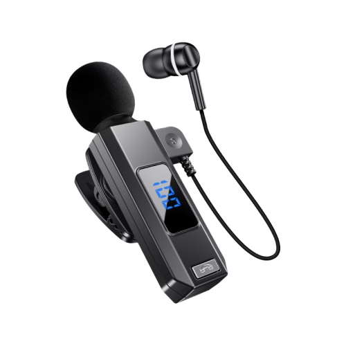 Écouteurs bouton sans fil Bluetooth avec microphone Appels HD à suppression du bruit Casque d'écoute sport avec étui de chargement