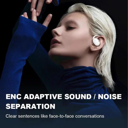 AI Translator Écouteurs Bluetooth Sports sans fil Écran couleur Support tactile TF Carte Écouteurs boutons ouverts