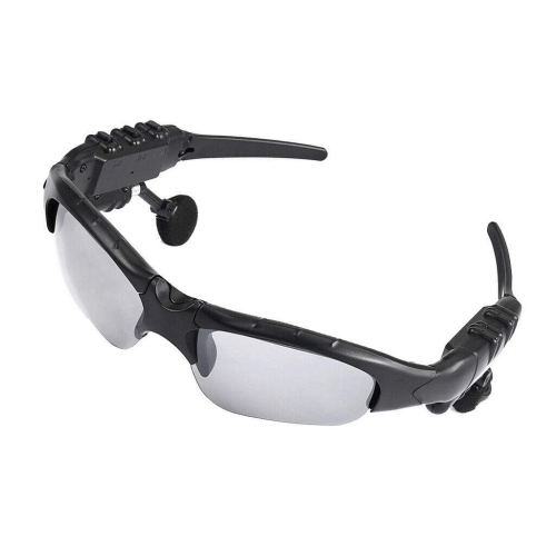 Écouteurs Bluetooth Lunettes de soleil polarisées Sports extérieur Cyclisme Audio Lunettes Son ambiophonique Écouteurs musique et appel gris