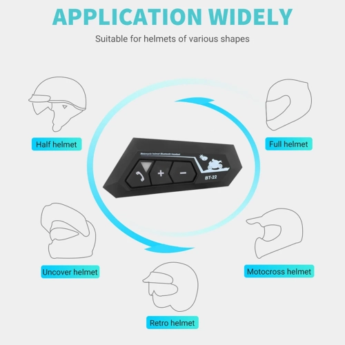 Wireless Headphone Bluetooth 5.0 Motorcycle Helmet Headsets Moto Stereo Interphone Handsfree Call With Reduction Mic