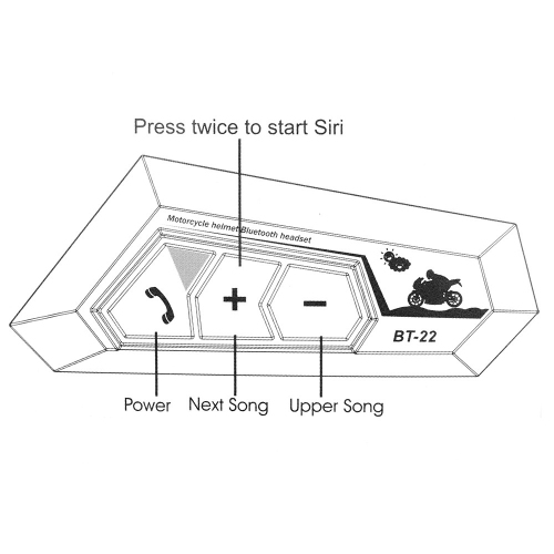 Wireless Headphone Bluetooth 5.0 Motorcycle Helmet Headsets Moto Stereo Interphone Handsfree Call With Reduction Mic