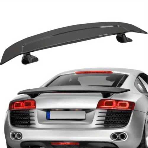 Universal GT Wing Spoiler, 2pcs Car Horns, 5-Seat Non-slip Foot Mats