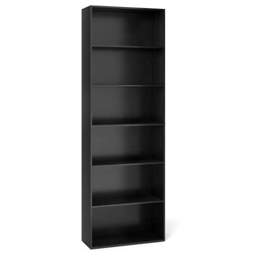 Costway 70" Tall 6-Tier Bookcase with 6 Open Shelves Anti-Toppling Kits for Living Room