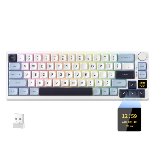 LTC Nimbleback NB682 PRO 65% Wireless Mechanical Keyboard – RGB, Display Screen, Volume Knob, Hot-Swap PCB