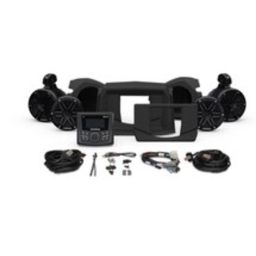 Rockford Fosgate RZR14-STG2 PMX-1 Front & Rear Speaker Kit for Select Polaris RZR Models