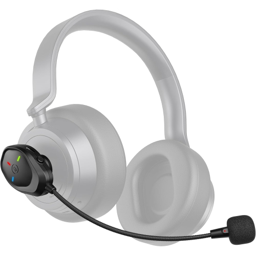 TONOR TGP1 Wireless Mic - Gaming Headset Boom Mic for PS4/PS5, Xbox, PC, Mac, & More - Noise Reduction, USB Rechargeable