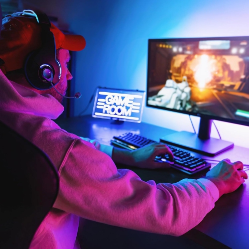 TONOR TGP1 Wireless Mic - Gaming Headset Boom Mic for PS4/PS5, Xbox, PC, Mac, & More - Noise Reduction, USB Rechargeable