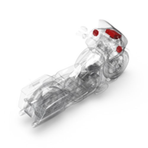 Rockford Fosgate HD9813RG-PMX-STG2 1998-2013 Harley-Davidson Road Glide PMX Stage-2 Kit