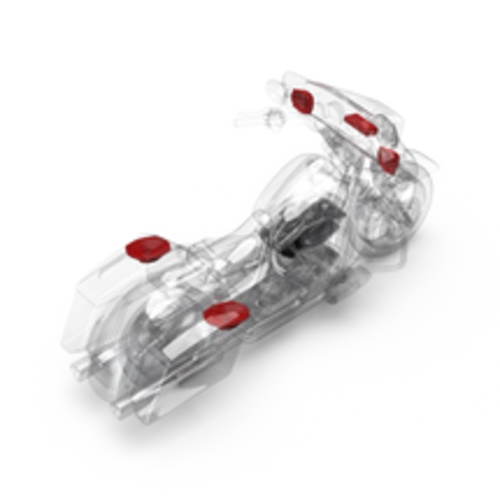 Rockford Fosgate HD9813SG-STG3 1998-2013 Harley-Davidson Street Glide/Electra Glide Stage-3