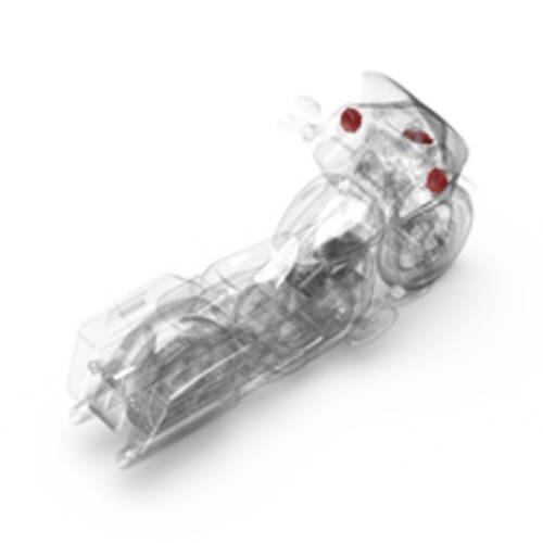 Rockford – Trousse de patinage Harley-Davidson Road Glide Stage-2 1998-2013, Fosgate HD9813RG-STG2