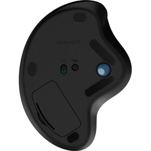 Logitech – Souris ergonomique sans fil USB à boule de commande M575, noir 910-005869