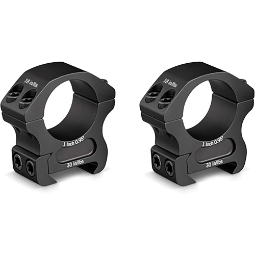 Vortex Optics Pro Series Riflescope Rings - 30mm - Medium Height [1.0 Inches | 25.4 mm]