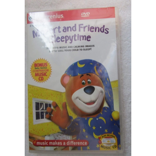 Image 1 de 1.. Baby Genius Mozart & Sleepytime Friends w/bonus Music CD - DVD