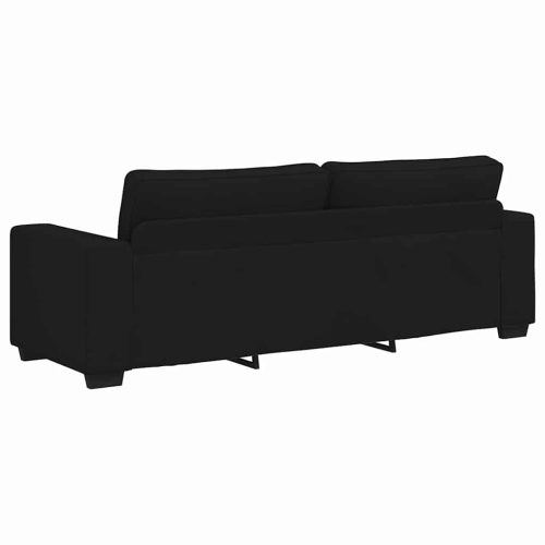 vidaXL 3-Seater Sofa Black 180 cm Fabric