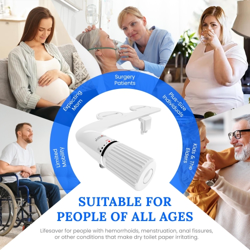 Ultra-Slim Dual-Nozzle Bidet Attachment - Adjustable Cold Water Pressure, Stainless Steel, Hygiene Upgrade,Non-Electric Bidet