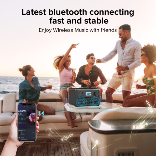 Lecteur CD Lecteur de musique rétro Bluetooth Lecteur de disque Radio FM