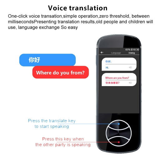 WiFi Translator Smart Voice Translator with Photo Translation Offline Translator