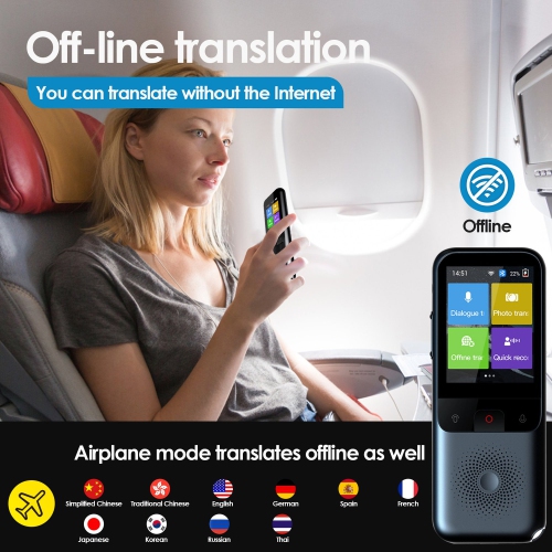 Smart Voice Translator Offline 134 Languages WIFI Photo Recording Language Translator for Travel Business
