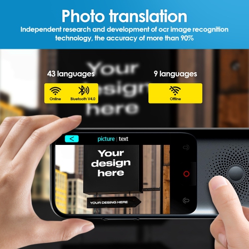 Smart Voice Translator Offline 134 Languages WIFI Photo Recording Language Translator for Travel Business