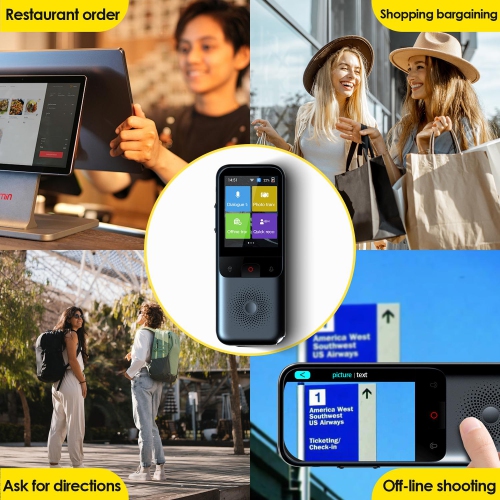Smart Voice Translator Offline 134 Languages WIFI Photo Recording Language Translator for Travel Business