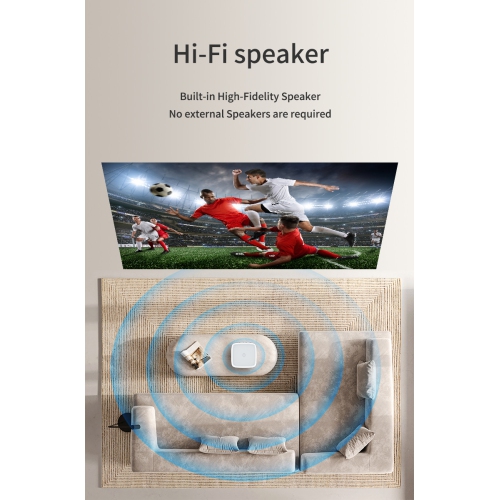 HD Home Theater Smart Portable Smart Projector Support 4K LCD Video Projector for Home Cinema