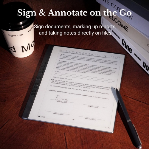 Tablette eNote Paper de Penstar Cahier numérique papier Note à encre électronique Tablette 10,3&nbsp;po Écran blanc paperwhite pour l'écriture et la