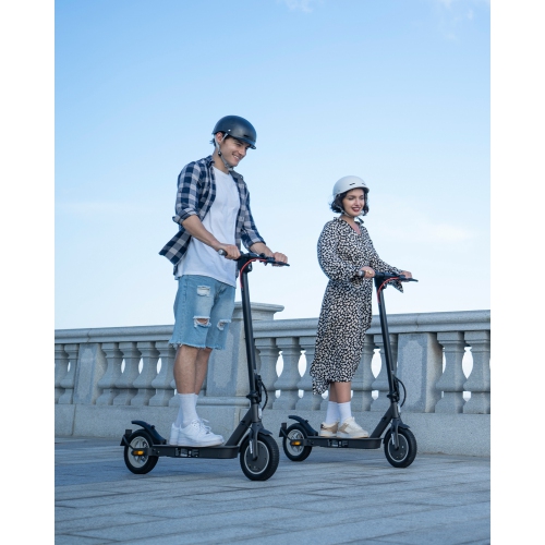5TH WHEEL BS09 Commuting Electric Scooter for Adults – 350W Motor, 28 KM/H Max Speed, 32KM Long Range, 10" Solid Tires, Turn Signals, Foldable &