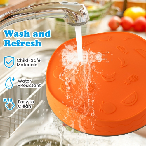 Gymax 5 Pcs Kids Stepping Stones w/ Non-Slip Edge Sensory Toy for Indoor/Outdoor Play