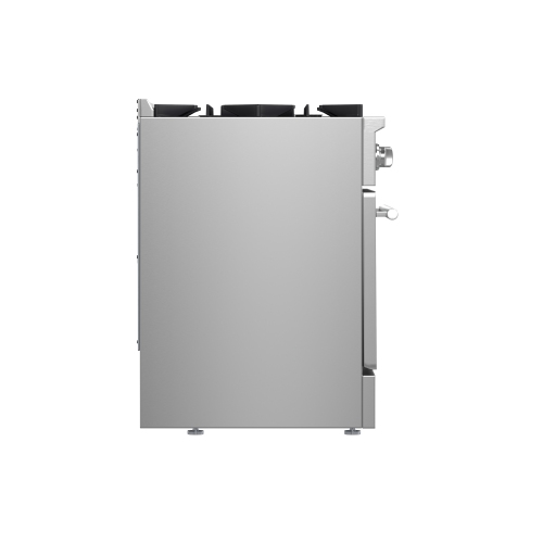 FORNO Giovanni Cuisinière à gaz de 30 po en acier inoxydable, 5 brûleurs 67 000 BTU, 4,32 pi³ Four à convection