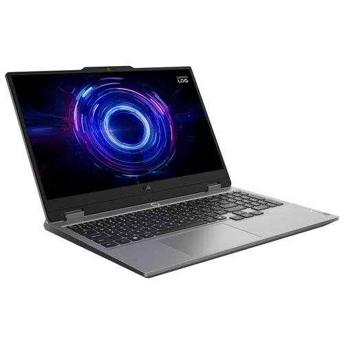 Portable de jeu de 15,6 po LOQ de Lenovo - Gris lunaire