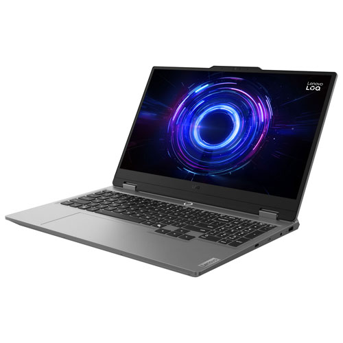 Portable de jeu de 15,6 po LOQ de Lenovo - Gris lunaire