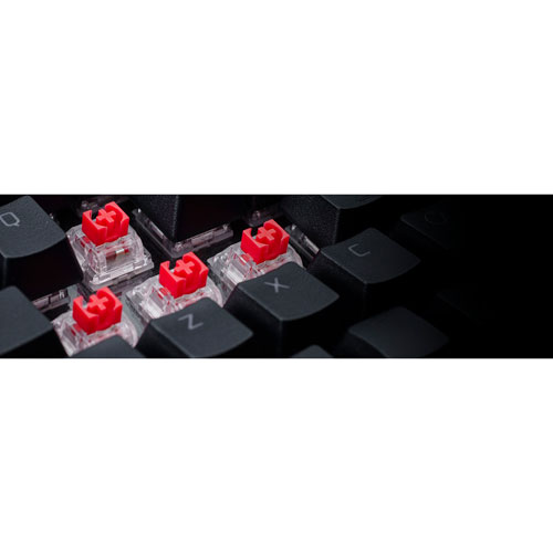 Clavier de jeu Bluetooth mécanique ergonomique rétroéclairé Alloy Rise 75 de HyperX