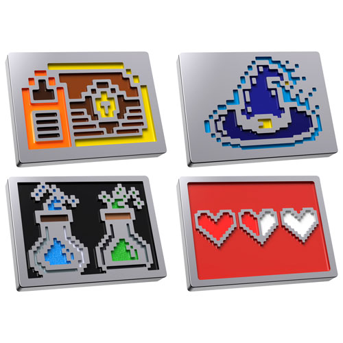 HyperX Magnetic Badges for Alloy Rise Keyboards - 8-bit