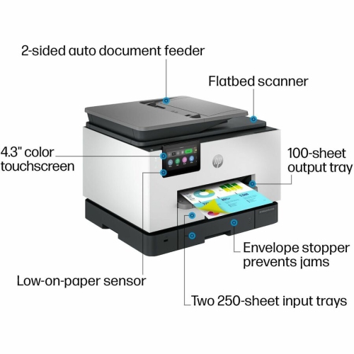 HP Officejet Pro 9130b Wired & Wireless All-In-One Inkjet Printer -