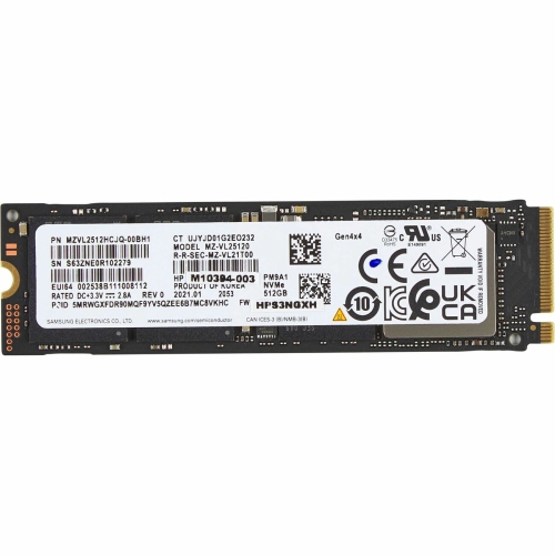 HP  512GB Nvme PCi-E Internal Solid State Drive - (Al0M8Aa)