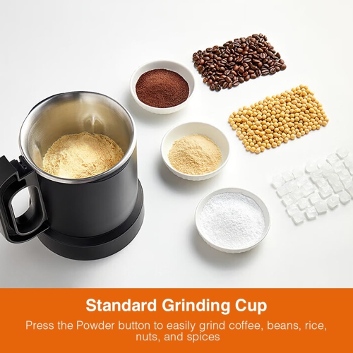 Joydeem Soymilk Maker Machine, Heated Blender with Grind Cup, Low Noise Variable Frequency Brushless Motor, 1.75L Capacity, Black, JD-B1Pro