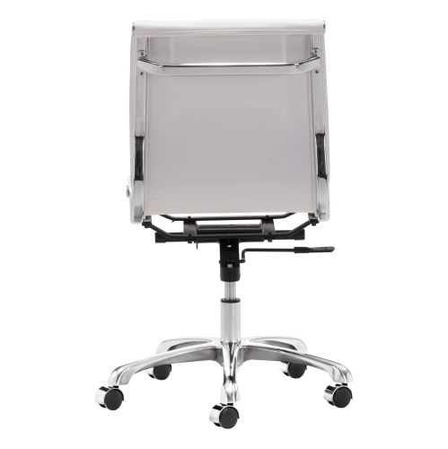 Lider Plus Armless Office Chair White