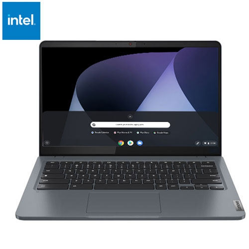 Refurbished - Lenovo IdeaPad Slim 3i 14" Chromebook Plus w/ 1 year of Gemini Advanced (Intel Core i3-N305/128GB eMMC/8GB RAM)